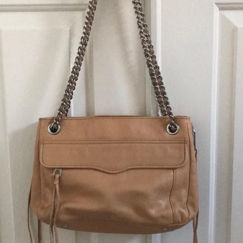 REBECCA MINKOFF Nude cross body/ shoulder bag